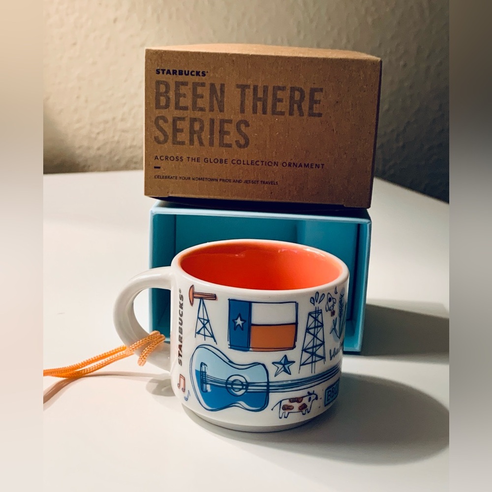 NIB Starbucks Texas Expresso Mug Demi Tasse 2 oz Been There Series Ornam… - Picture 4 of 5
